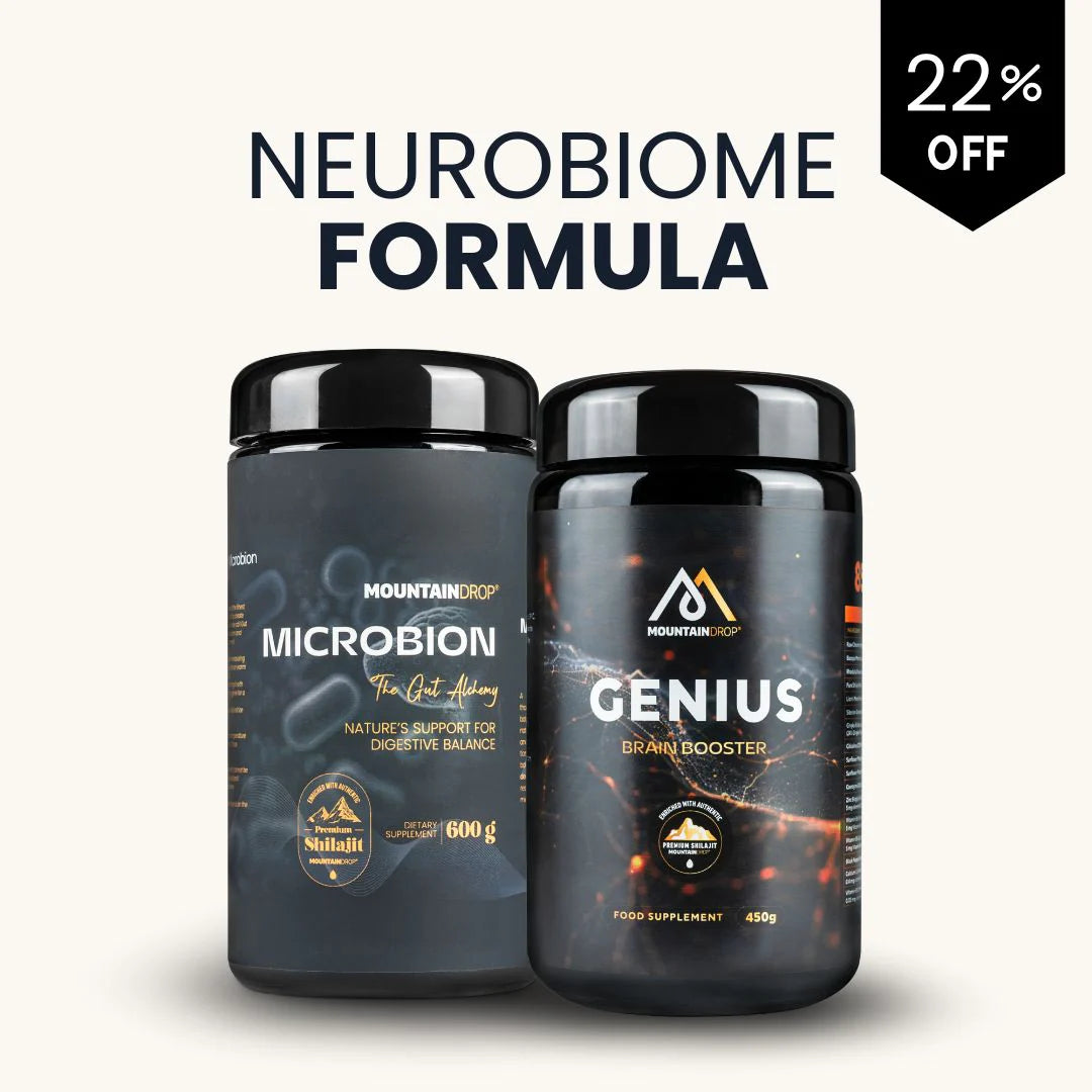 MOUNTAINDROP | Mountaindrop Genius + Microbion Bundel | Focus & Darmbalans