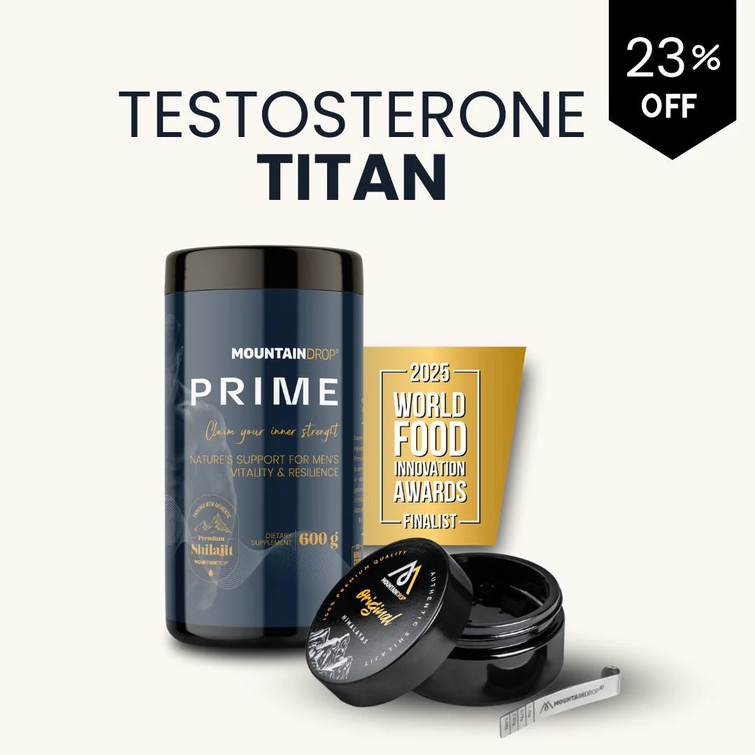 MOUNTAINDROP | Prime + Himalaya Shilajit 100g Bundel