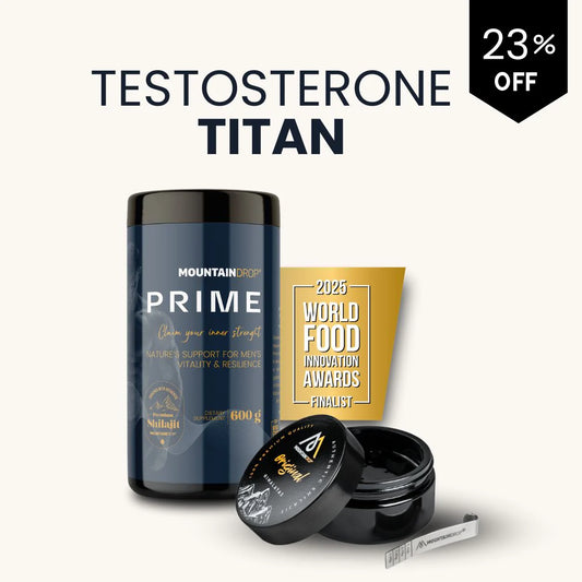 MOUNTAINDROP | Prime + Himalaya Shilajit 100g Bundel